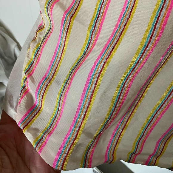 J Brand metallic silk blend spaghetti straps tank top camisole Small - Picture 6 of 6